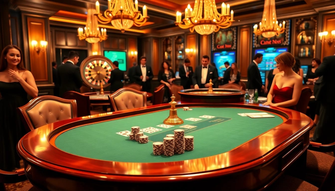 Engage in high-stakes poker at 789f's luxurious tables, highlighting vibrant chips and cards.