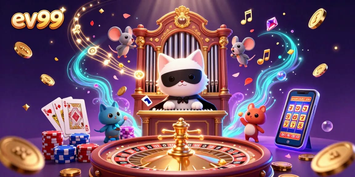 Experience thrilling games at ev99 casino with vibrant characters and exciting elements.