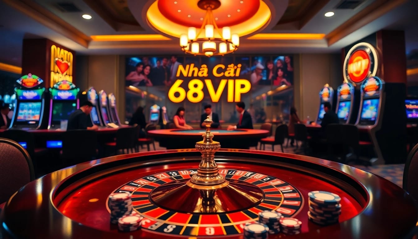 Experience the thrill at Nhà Cái 68VIP with vibrant casino action and engaging games.