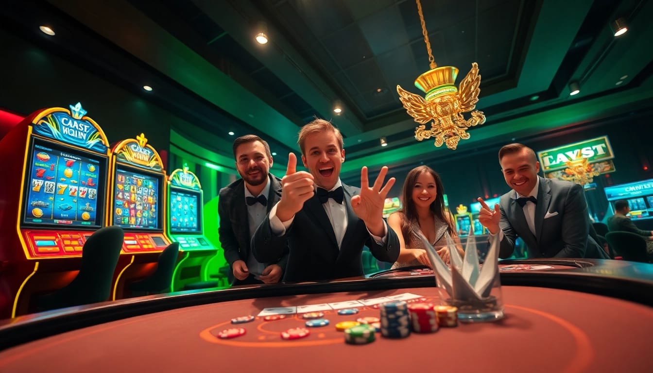 Interactive casino scene illustrating the excitement of online gaming at stimmgewitter.org.