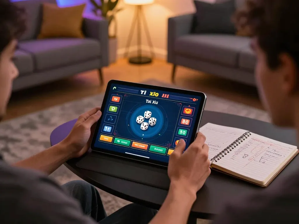 Engaging with Tài Xỉu online gaming interface, showcasing dynamic betting options and strategic gameplay.