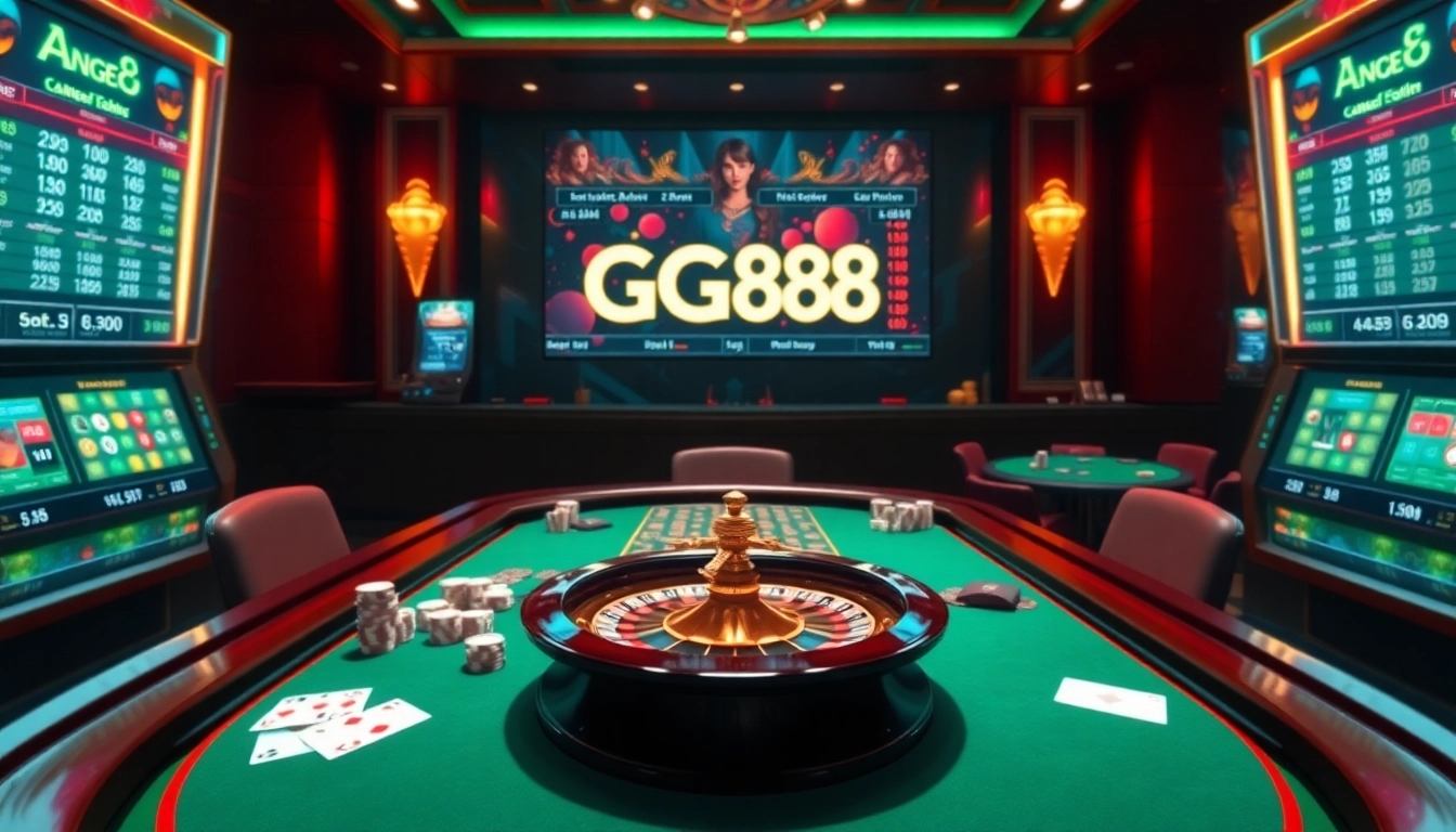 Engage with GG88 link for a premium online gambling experience featuring luxurious casino elements.