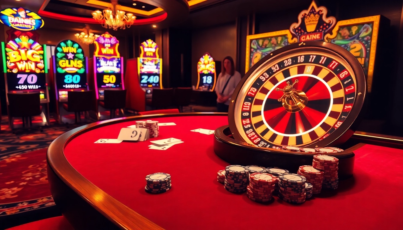 KJC UK: Experience the thrill of gambling with high-stakes poker chips and spinning roulette wheel.