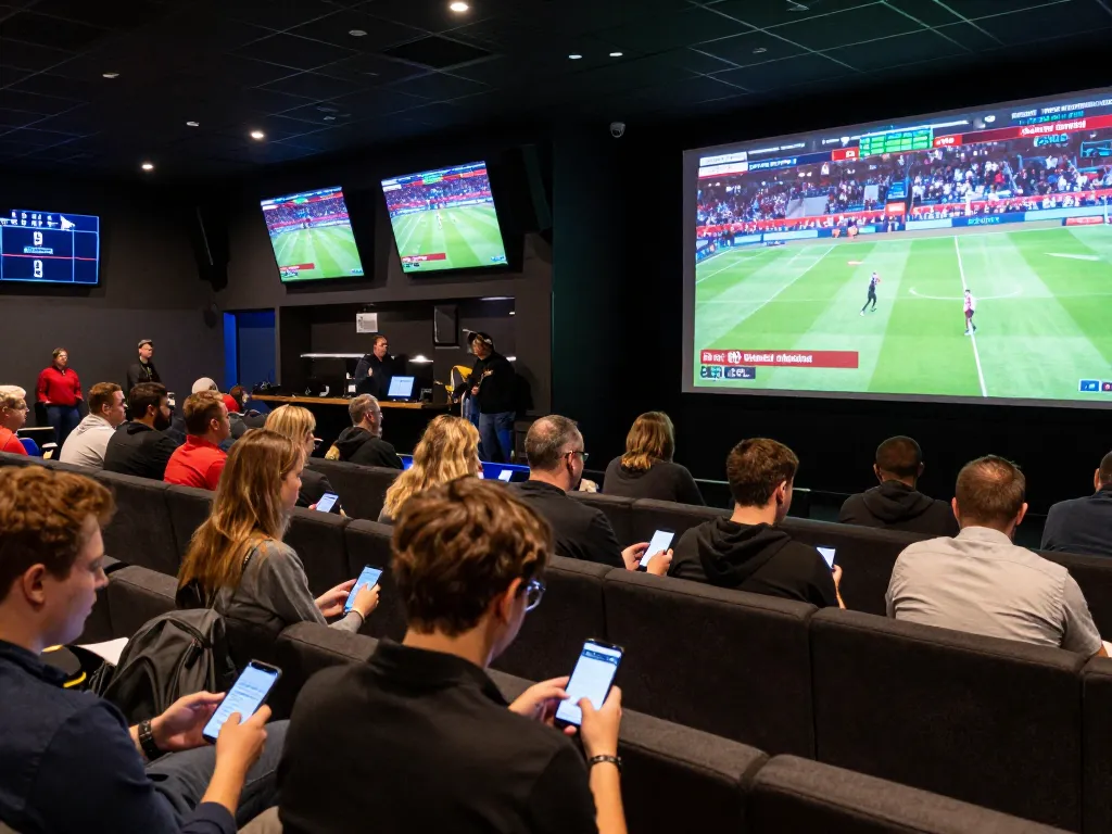Betting enthusiasts engage with sports events while placing bets on 789win.