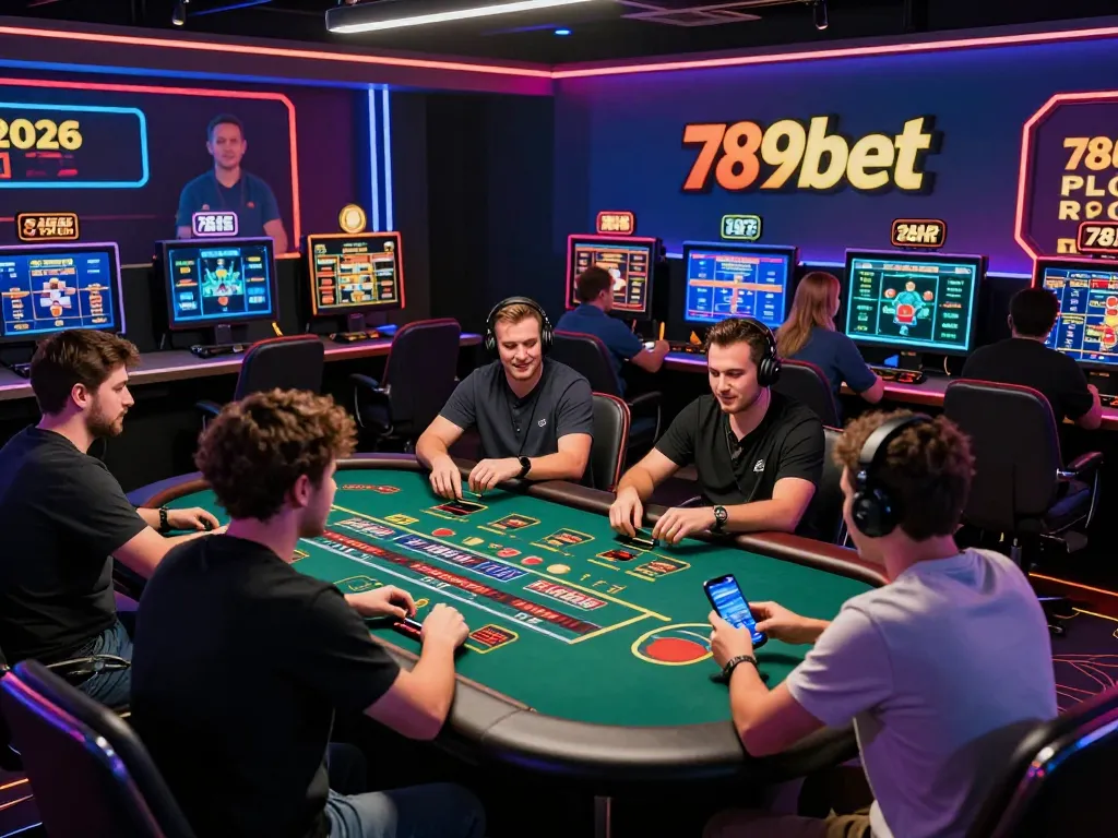 Exciting online gaming atmosphere featuring diverse players enjoying 789bet live casino and sports betting experiences.