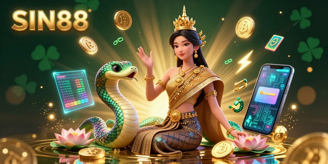 SIN88 offers thrilling gaming experiences with vibrant 3D visuals of traditional Thai culture and cryptocurrency elements.
