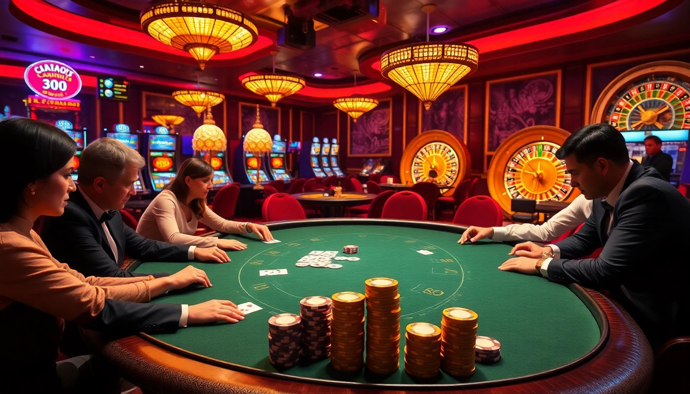 Experience high-stakes excitement at GG88 with poker players engaged in intense gameplay.