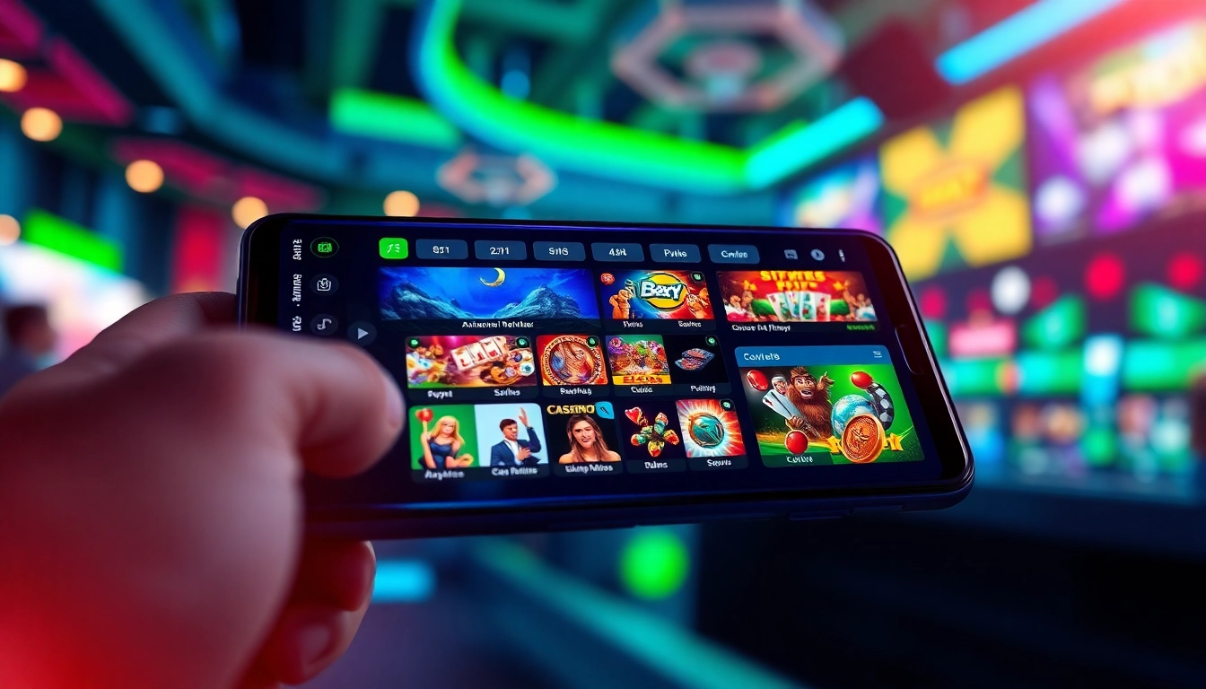 S8 smartphone displaying exciting online gaming interface, vibrant colors and user-friendly design.