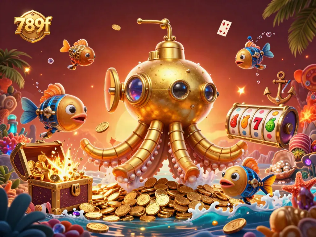 Spin the wheel with 789f's vibrant underwater casino filled with treasure and excitement.