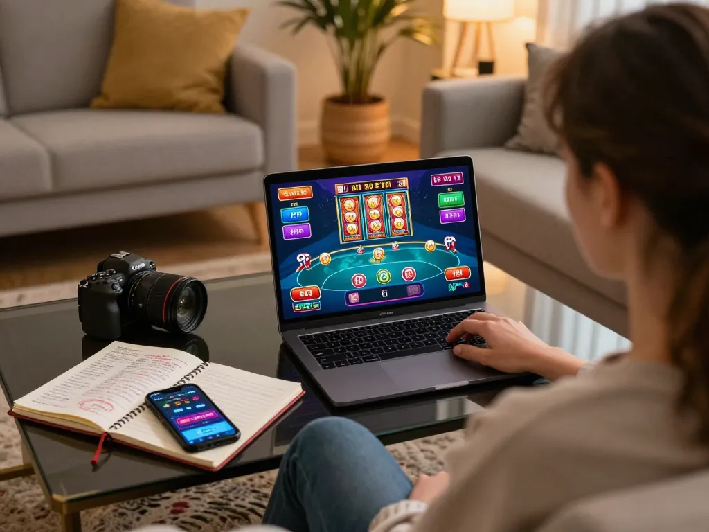 Engaging online gaming experience at trang chủ 23win with vibrant casino games on screen