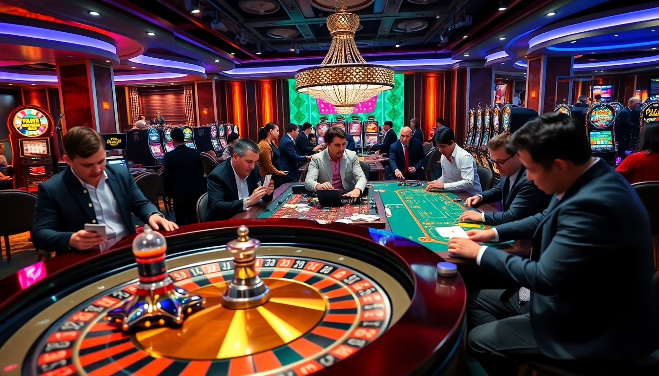 Experience the thrill of gambling at https://www.fly888.club/ with players enjoying high-stakes poker and roulette.