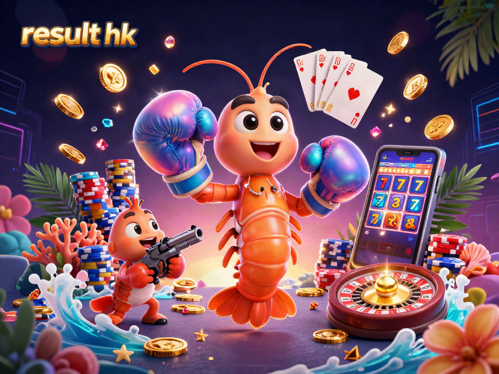 Spin and win with result hk in this vibrant 3D casino scene filled with action!