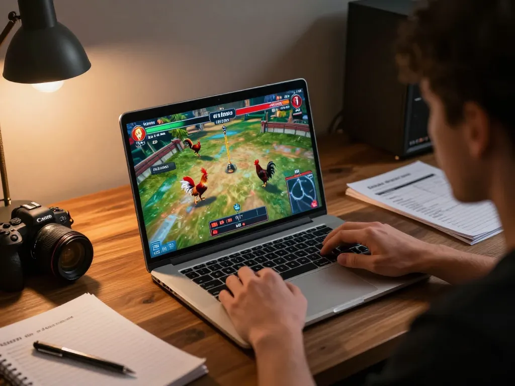 Xem những trận đá gà thomo HD căng thẳng trên hệ thống chơi game trực tuyến chất lượng cao với các ghi chú chiến lược.