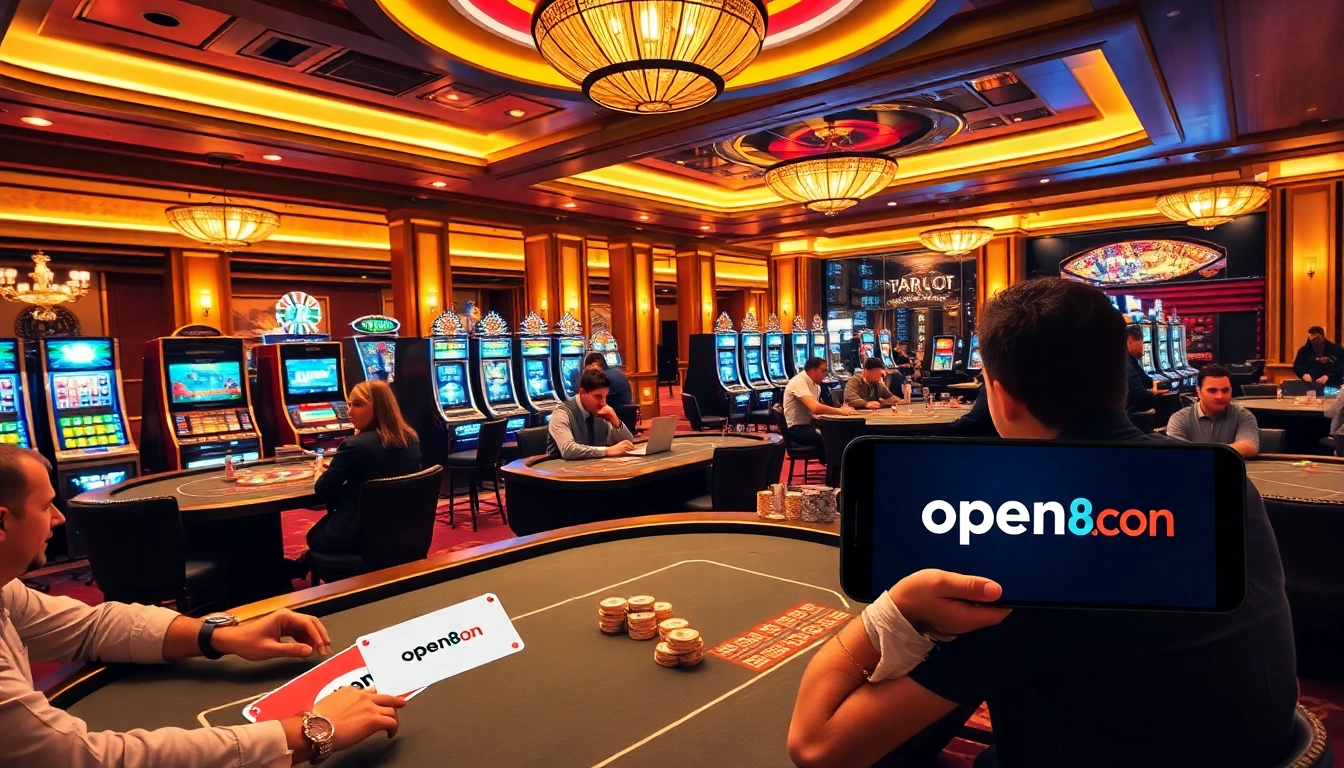 Experience the excitement of betting and gaming at open88 con casino tables.