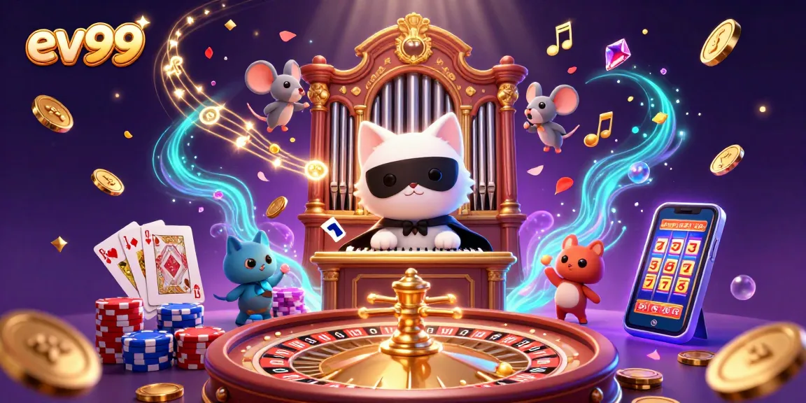 Experience thrilling games at ev99 casino with vibrant characters and exciting elements.