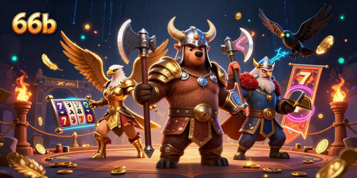 Experience excitement with 66b at the thrilling casino arena, featuring engaging slot reels and vibrant action.