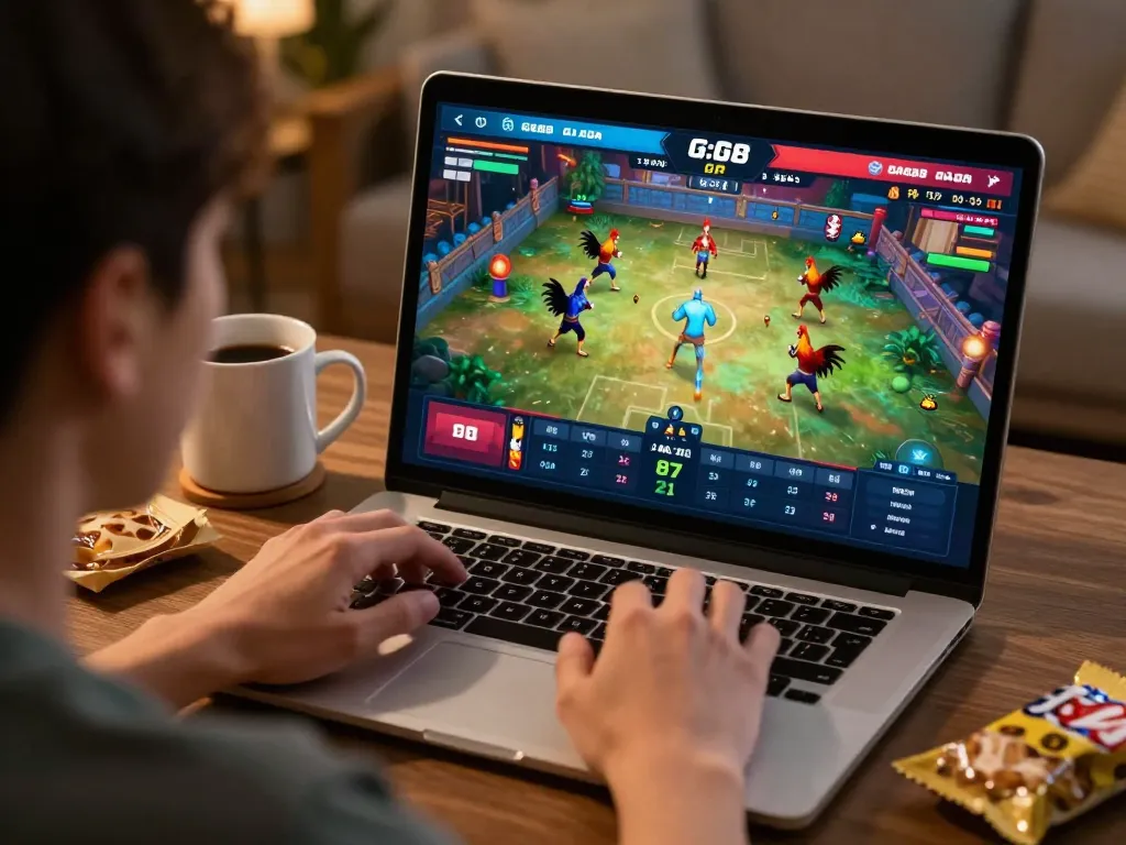 Engage in thrilling GA888 đá gà matches from the comfort of home, betting on live stats and action.