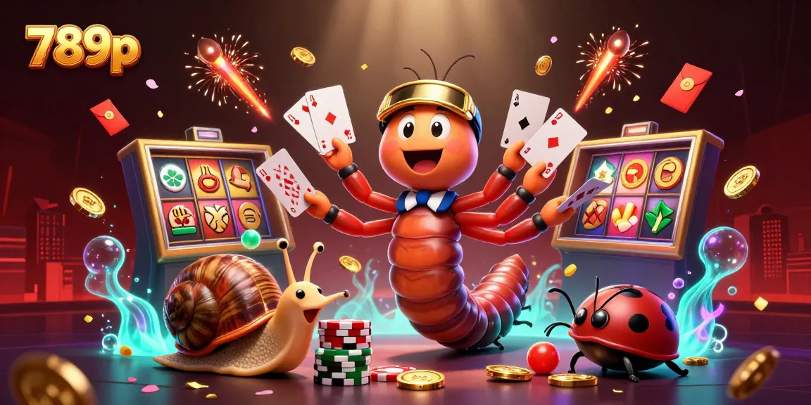 Experience the excitement of 789p with vibrant 3D casino characters amidst dynamic game elements.