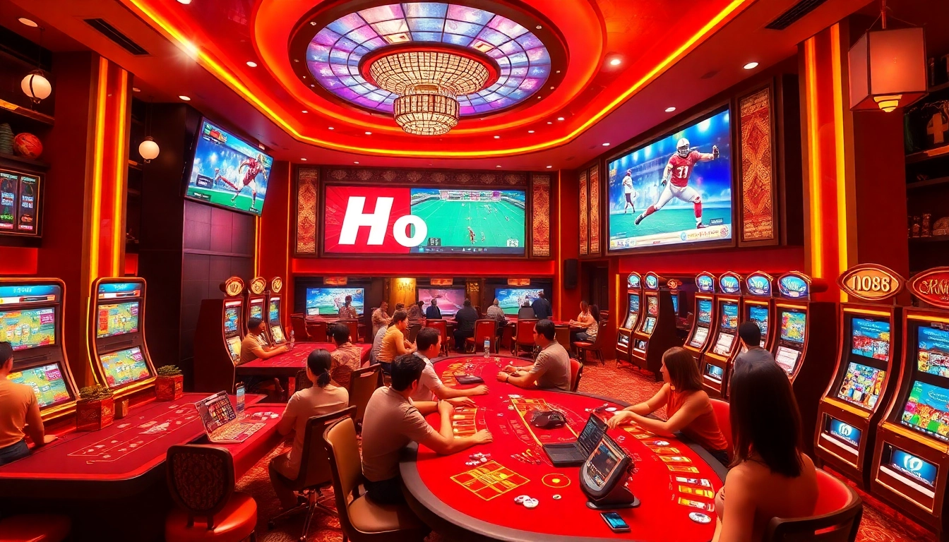 Experience the excitement of Ho88 with vibrant online gambling scenes and community engagement.