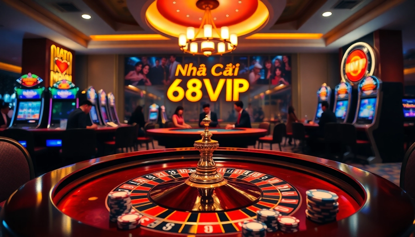 Experience the thrill at Nhà Cái 68VIP with vibrant casino action and engaging games.