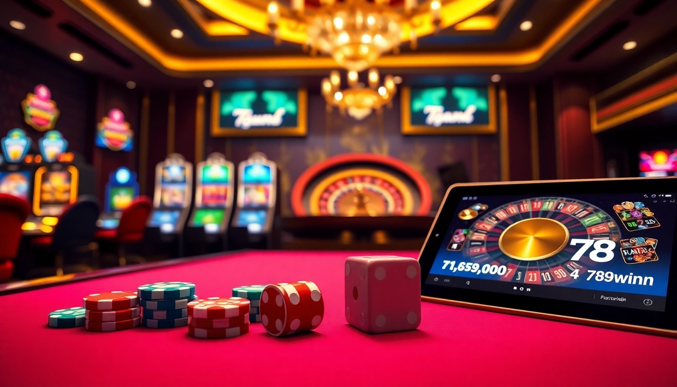 Experience the thrill of gambling at 789winn's vibrant casino tables and slots.