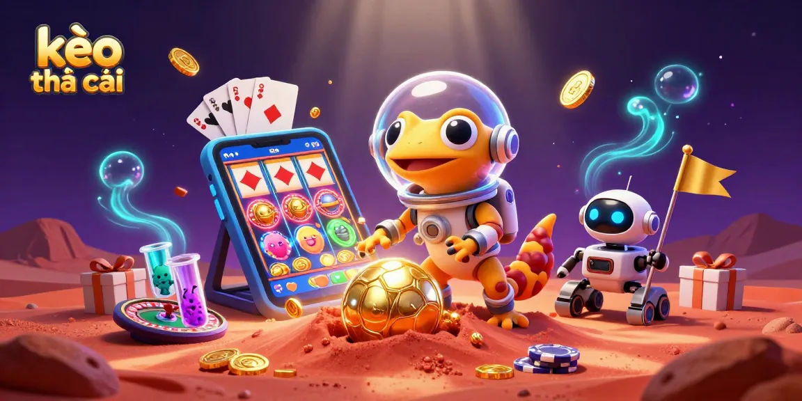 Engage with kèo nhà cái in a vibrant Martian casino adventure with captivating game elements.