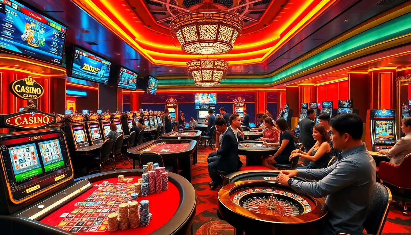 Experience high-stakes excitement at https://luongsontv5.com/ with luxurious casino gaming, vibrant lights, and engaging gameplay.