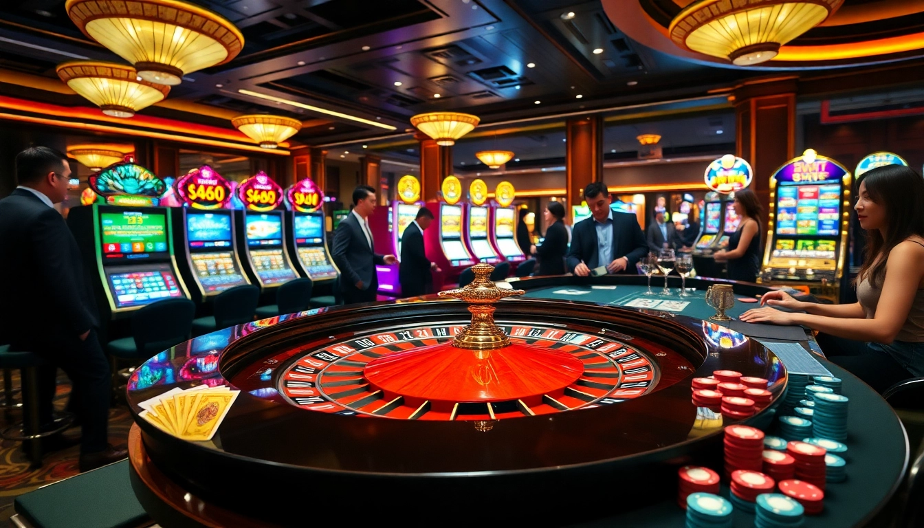 Experience the excitement of casino gaming on trang chủ luck8 with luxurious tables and vibrant action.