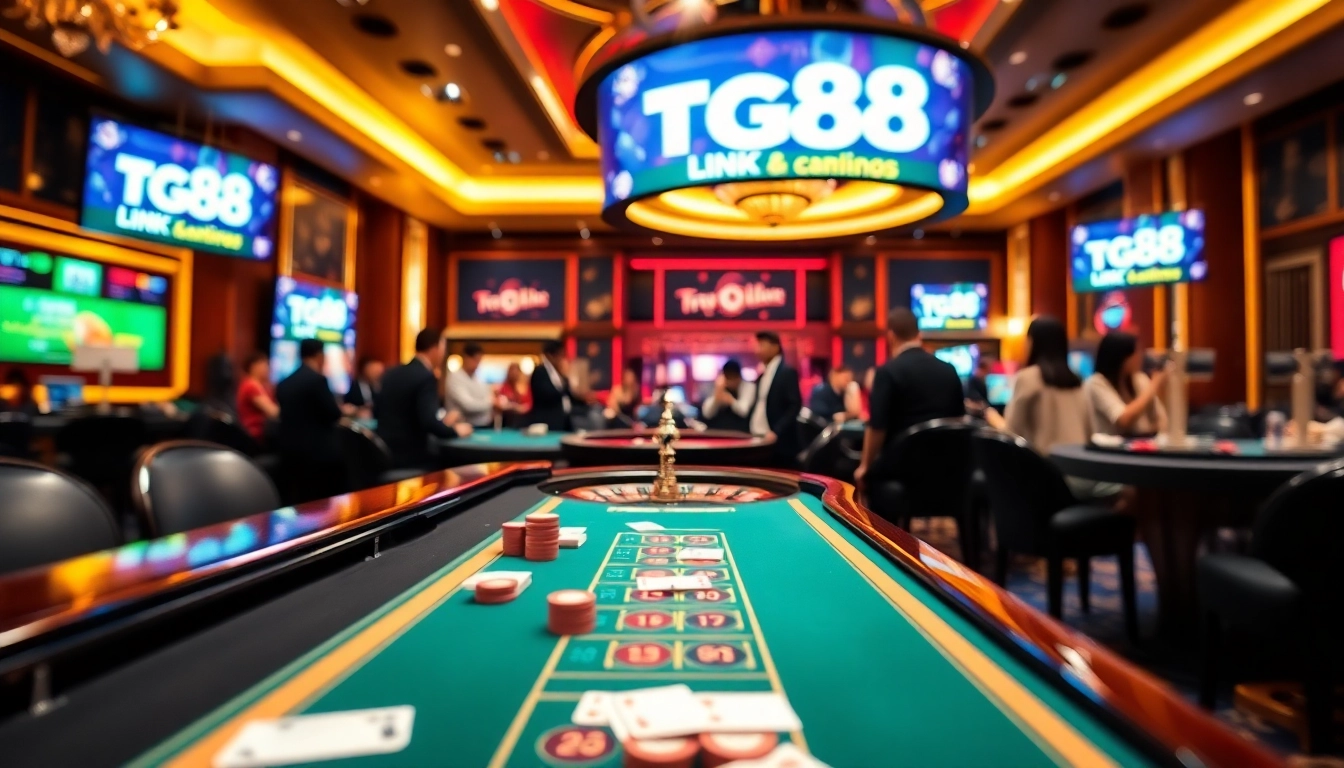 Experience the thrill of winning at TG88 link's exciting casino tables.