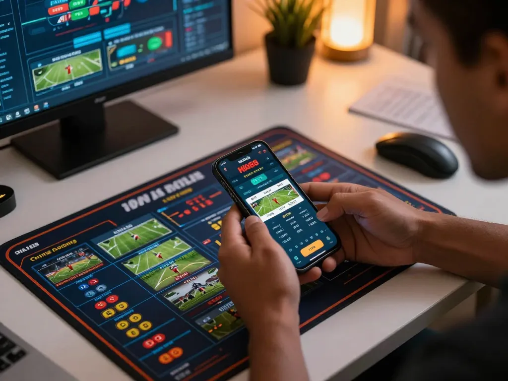Engaging scene of users placing bets on MAX88 app while strategizing game outcomes with charts and notes.