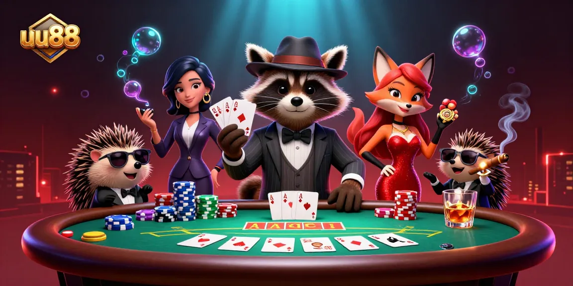 Experience the excitement of uu88 with vibrant characters and dynamic poker action.