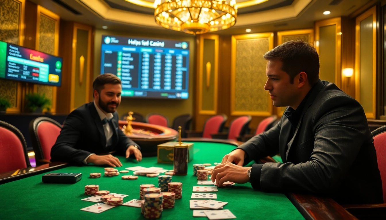 The excitement of gambling at a luxury casino table with odds displayed from https://tg88.black/ for a thrilling experience.