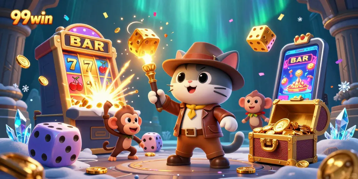Play thrilling games and win big at 99win with colorful slots and exciting casino treasures.