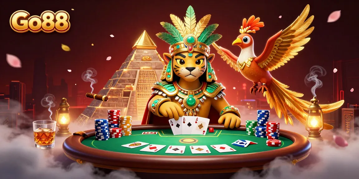 Join the Go88 casino experience, featuring vibrant poker action with dynamic characters and stunning visuals