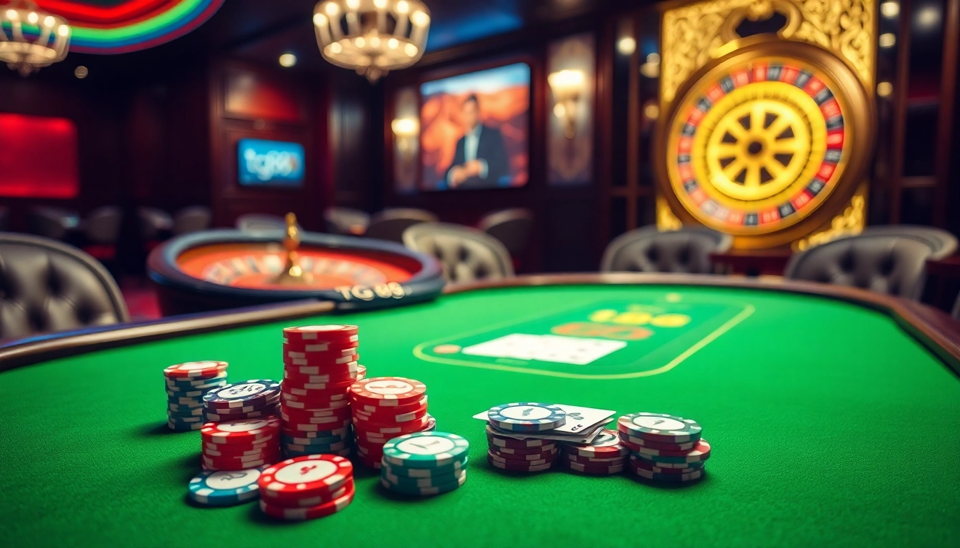 Experience the thrill of tg88 poker gaming with vibrant tables and winning cards.