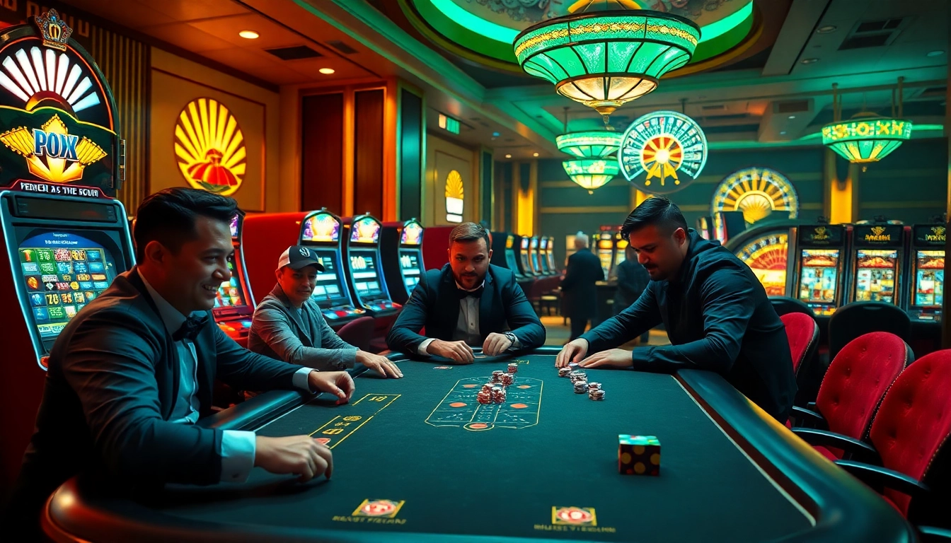 Experience high-stakes gaming at mb66.nyc, featuring thrilling poker action amidst luxury casino elegance.
