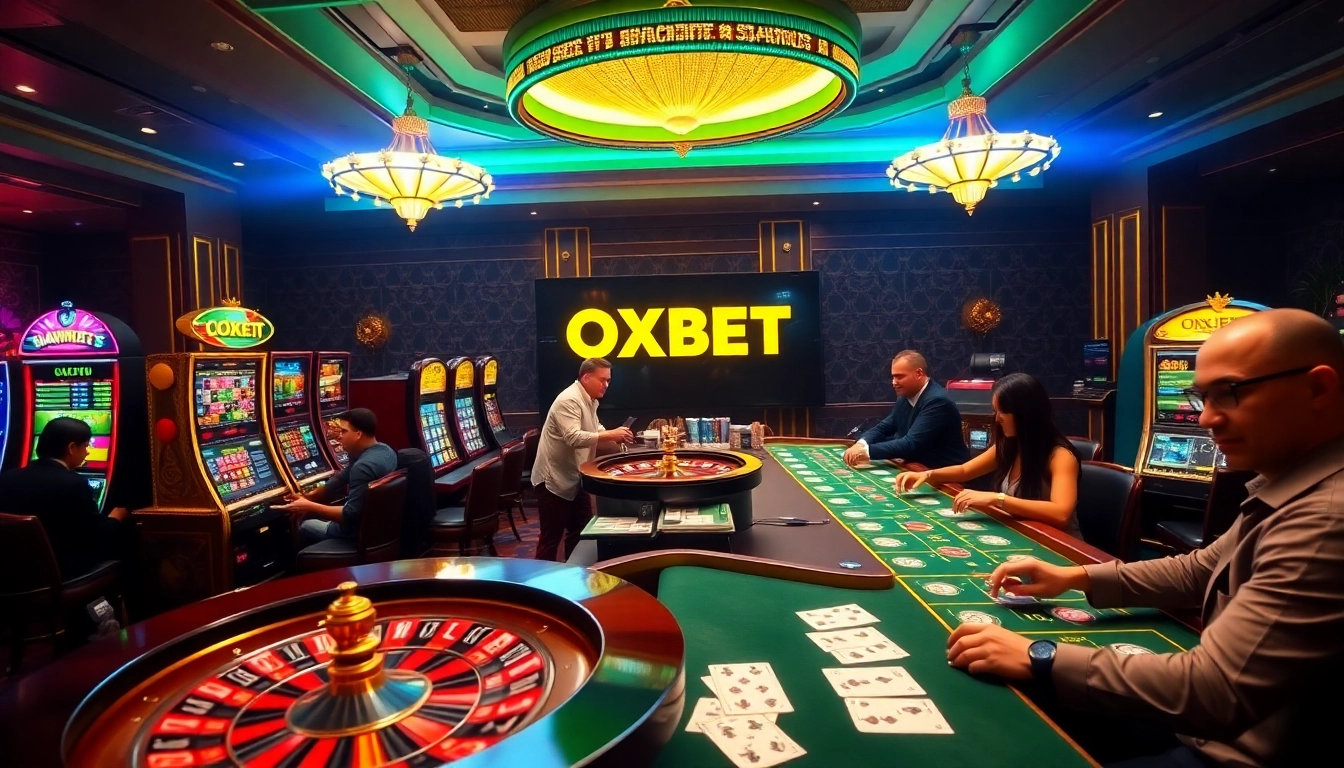 Experience the excitement of OXBET with vibrant casino games and high-stakes betting.