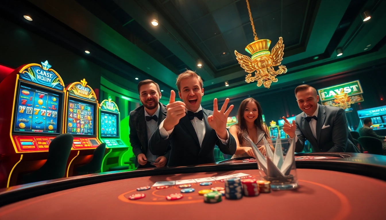 Interactive casino scene illustrating the excitement of online gaming at stimmgewitter.org.